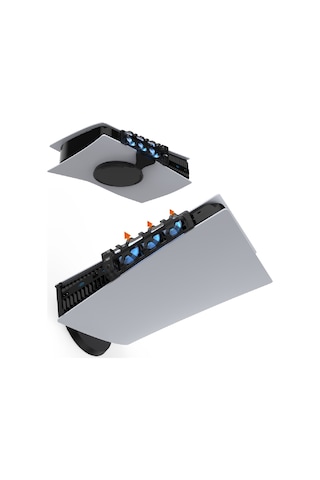 Hepu Tp5-1523e Ps5 Soğutma Fanı Yüksek Hava Akışı + Sessiz Fan + Led Işıklı