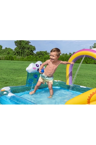 Bestway 53174 Rainbows N Rays Şişme Su Oyun Parkı Ve Havuz 1,80 M X 1,80 M X 1,17 M