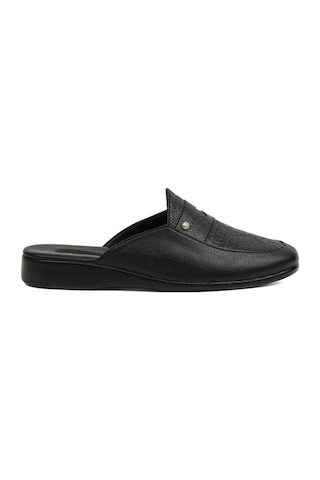 Pierre Cardin Pıercardın Pc-0288 Sıyah Kroko Erkek Terlik Siyah