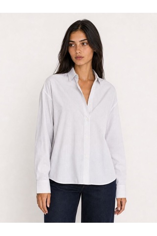 Loft Loose Fit Kadın Gömlek U.kol Lf2044844 Q1.v1 Lacivert