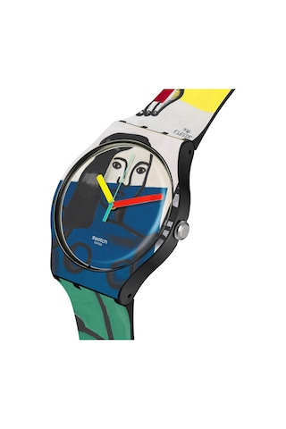 Suoz363 Swatch Leger's Two Women Holding Flowers Unisex Kol Saati Çok Renkli