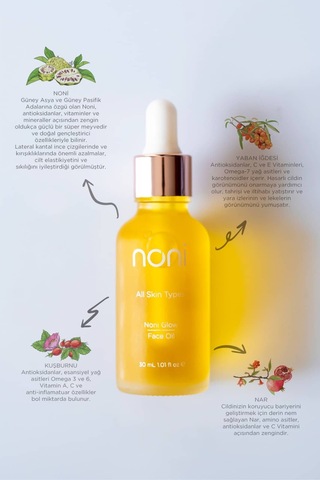 Noni Glow Face Oil Cilt Bakım Yağı 30 ML