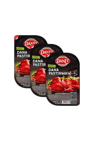 Danet Dana Pastırma Çemeni Sıyrılmış Dilimli 3 x 70 G