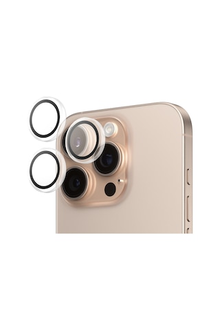 Panzerglass Hoops Apple Uyumlu iPhone 16 Pro 16 Pro Max 17 Pro Şeffaf Kamera Lens Koruyucu