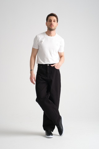Redline Canvas Pamuk Baggy Pantolon Siyah