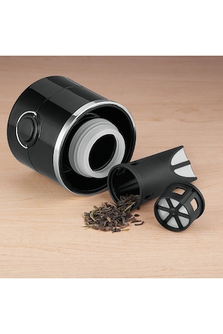 Thermos Ns 403 Çay Demleme Aparatlı Mug Termos 470 ML Sıyah 12677