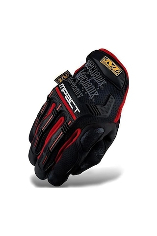 Single Sword Mechanix Tam Parmak Taktik Eldiven, Darbe Emici İş Eldiveni, Dokunmatik Özellikli Motosiklet&spor Eldiveni, Unisex Xl-kırmızı