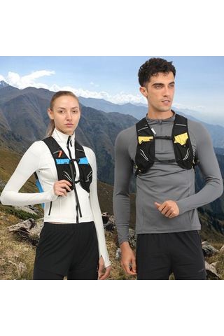 Inoxto-5l Hidrasyon Yelek Sırt Çantası 1.5l Su Torbası Bölmeli Sarı