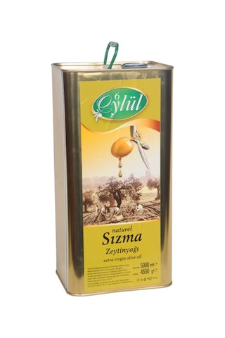 6 Eylül Erken Hasat Naturel Soğuk Sıkım Sızma Zeytinyağı Yeni Hasat 0.5 Asit 5 L