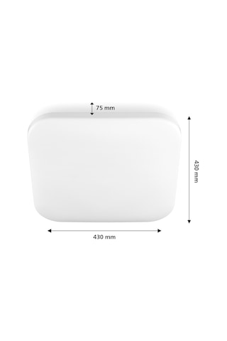 Philips Mauve Kare Tavan Lambası 24W 4000K Gün Işığı