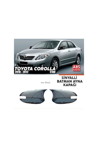 Toyota Corolla Yarasa Batman Ayna Kapağı 2010-2012 Arası Sinyalli Toyota Corolla Yarasa Batman Ayna Kapağı 2010-2012 Arası Sinyalli