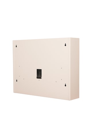 Alfafonet Ziglat 500 Duvar Tipi Laptop Dolabı 700x150x500 Mm Mat Beyaz 70 Kg Taşıma Kapasiteli Kilitli Metal Dolap