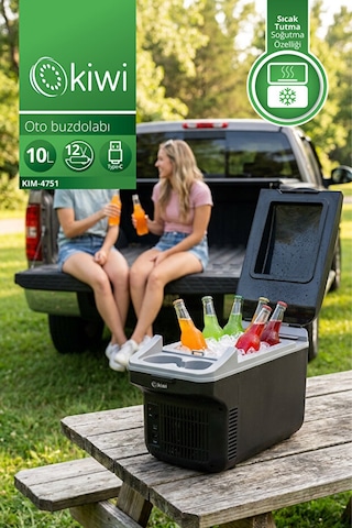 Kım-4751 Oto Buzdolabı 10 L & 12v Dc & Termoelektrik Soğutma & Type-c