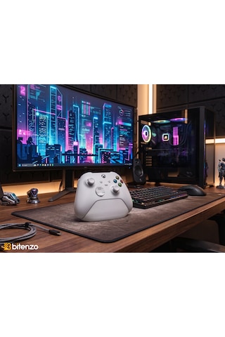 Xbox Uyumlu Tekli Oyun Kolu Standı, Minimalist Gamepad Tutucu - Beyaz