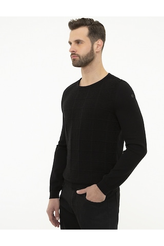 Pierre Cardin Erkek Siyah Kazak /triko 50218120-vr046