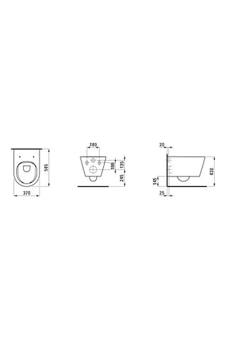 Laufen Kartell Rımless Asma Klozet 8.2033.7.000.000.1