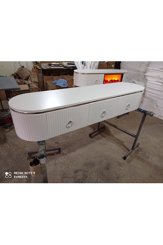 Desing Tv Sehpa Beyaz-gümüş 200cm
