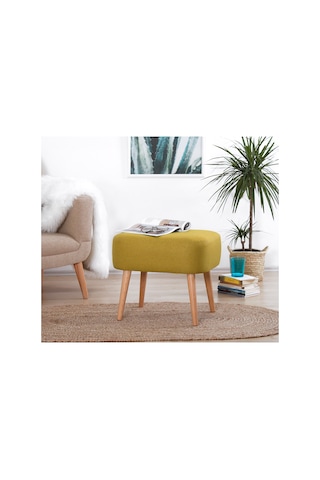 Lorencehome Parrot Puf - Sarı / Lorence Home