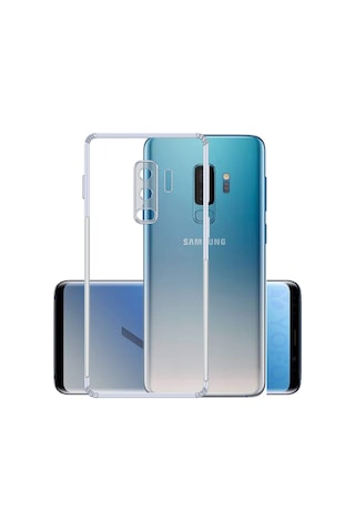 Kvy Samsung Galaxy Uyumlu S9 Plus Kamera Korumalı Süper Silikon Kılıf
