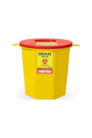 Tıbbi Atık Kovası 10 Litre - Tıbbi Atık Kutusu 10 Litre