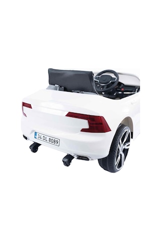 Dolu Grandex 12 Volt Kumandalı Akülü Araba Beyaz