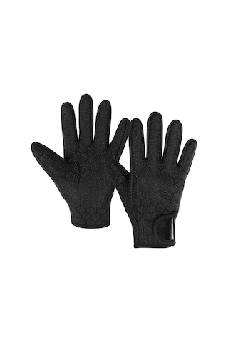 Neopren Kaymaz Dalış Yüzme Sörf Yelken Kayak Eldiveni 1.5Mm Siyah