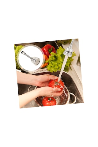 1 Bilgisayar Musluk Duş Musluk Püskürtücü Musluk Aksesuarı Gümüş