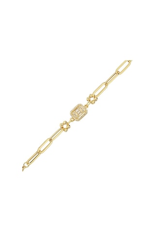 Çgk Çiğdem Gürel Kuyumculuk 8 Ayar Baget Altın Bileklik Gold