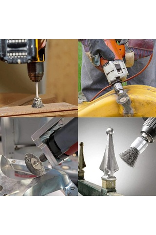 Geeksen 25 Parçalı Elektrikli Taşlama Aksesuar Seti - Cilalama, Kesme Ve Temizleme İçin Komple Ekipman