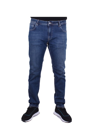 Twister Panama 761-01 Lacivert Düşük Bel Dar Paça Erkek Jeans Pantolon Lacivert