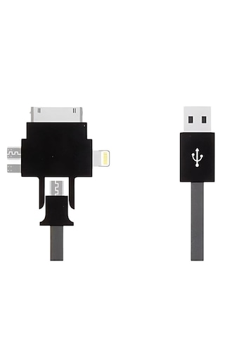 Usb Universal 4 İn 1 Çoklu Şarj Ve Data Kablosu 1 Metre