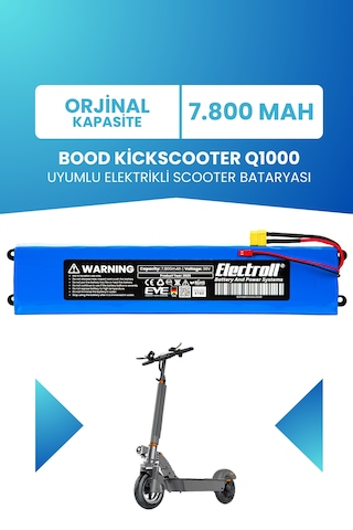 Bood Kickscooter Q1000 Uyumlu Batarya 36v 7.800mah
