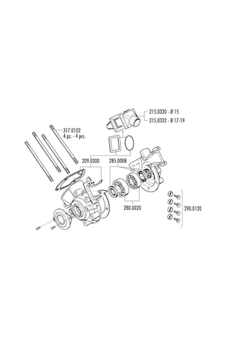 Polini Karter Seti Crankcase Peugeot 170.0020