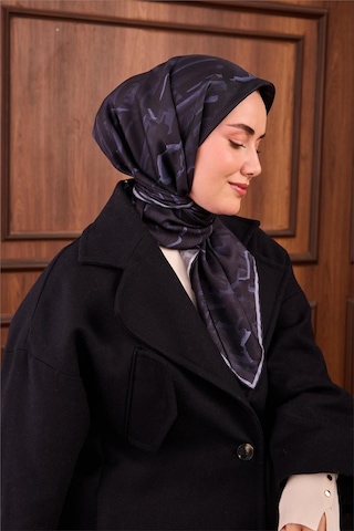 Silk Home Tivil Saf İpek 11491 - 24 Lacivert Pastel Desen lacivert