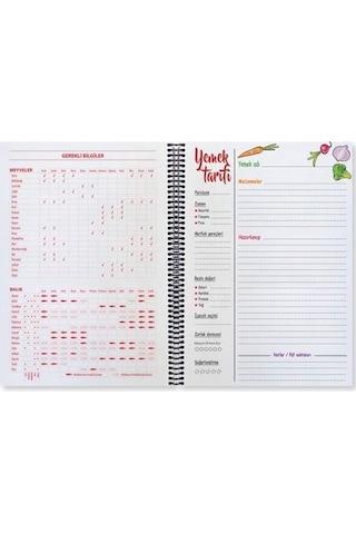 Deffter Yemek Tarif Defteri Chopping Board 64503-9