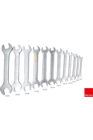 Ceta Form 6 - 32 Mm 12'li Açık Ağız Anahtar Takımı Karton Kutulu B09-b12