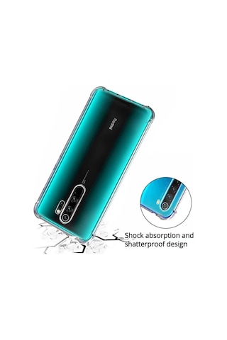 Xiaomi Redmi Note 8 Pro Airbagli Anti Shock Seffaf Zirh Kilif 391346243