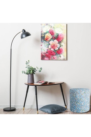 Mavi Bugs Bunny Puf Warner Bros Lisanslı Ürün, Süet Kumaş, Uluslararası Solmama Sertifikası Çok Renkli