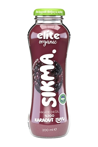 Elite %100 Organik Karadut Suyu 200 ML