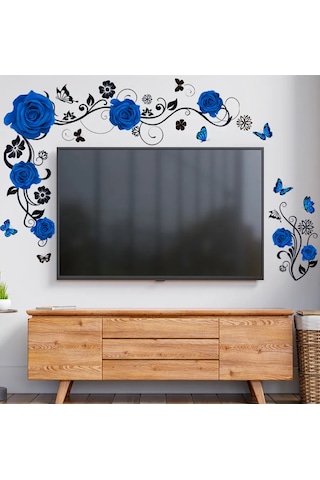 Sticker Store Mutfak Dekorasyonu İçin Duvar Çıkartması 187838836 Mavi