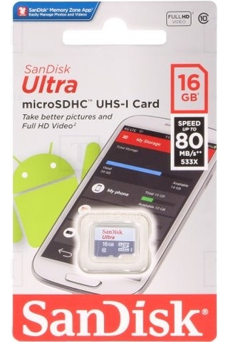 Sandisk SDSQUNS-016G-GN3MN 16 GB Hafıza Kartı