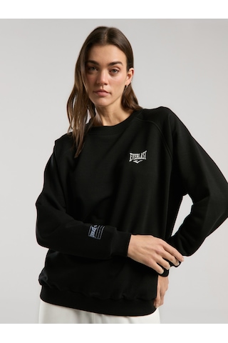 Everlast Ever Essentials Siyah Kadın Sweatshirt Siyah