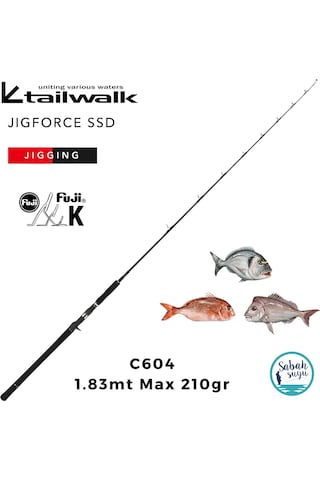 Tailwalk Jigforce Ssd C604 1.83mt Max 210gr S2p Tetikli Jigging Kamış
