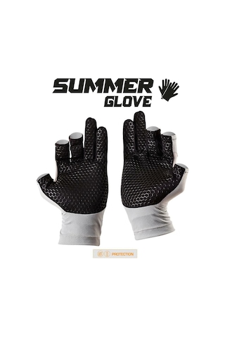 Fujin Pro Angler S24 Summer Gloves Grey M/l Gri