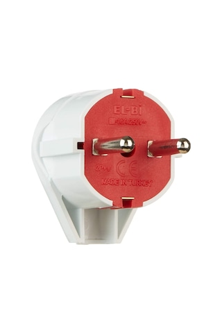 El-Bi L Tipi Topraklı Erkek Fiş-Ince Tasarım