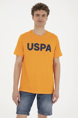 U.s. Polo Assn. Erkek Regular Fit Tişört 50279620-vr051-turuncu