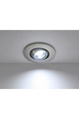 1 Adet Noas Yl94 0101 Satin Kasa 1w Led Spot 6500k Beyaz Işık
