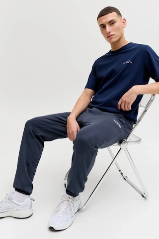 Jack & Jones Erkek Jpstgordon Logo Detaylı Çift Cepli Eşofman Altı 12288641 Lacivert Lacivert