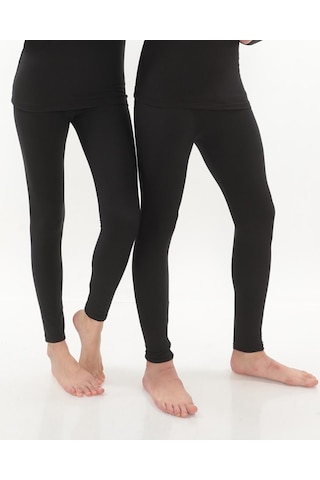 Sauna Suit Termal Içlik, Unisex Kışlık Sıcak Tutan Pamuklu Yakmayan, Termal Alt Termal Fanila Iclik Siyah