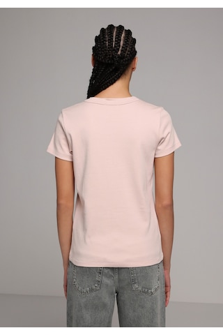 Colin's Colins Slim Fit Yuvarlak Yaka Düz Kadın Pembe Kısa Kol Tişört Cl1068567 Q1.v2 Sfp Soft Pink